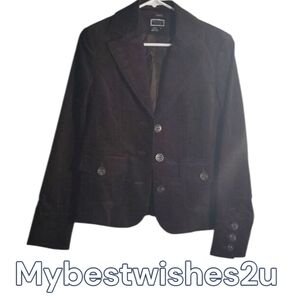 Brown Corduroy Jacket women's sz 4 jacket blazer western wear renuar westernwear